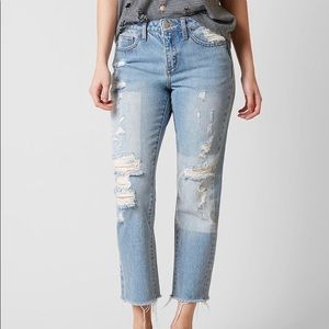 High rise ankle straight